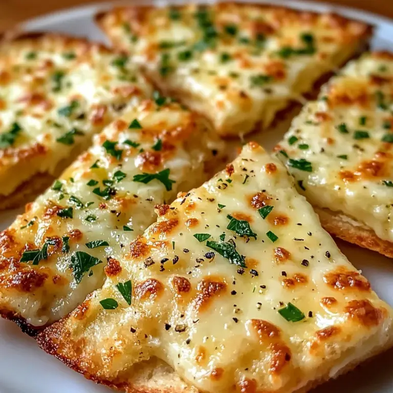 Air Fryer Cheesy Tortilla Garlic Bread