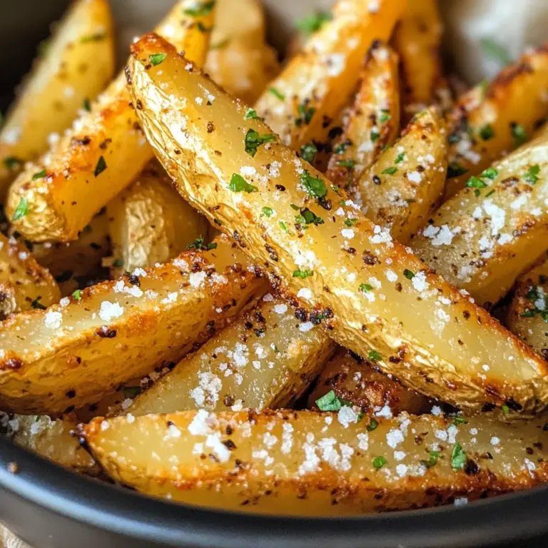 Air Fryer Garlic Parmesan Fries
