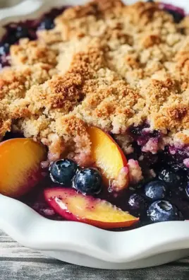 Blueberry Peach Crumble