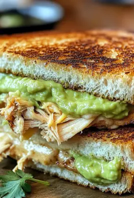 Chicken Avocado Melt Sandwich