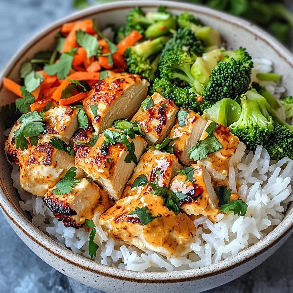 Coconut Chicken Rice Bowl