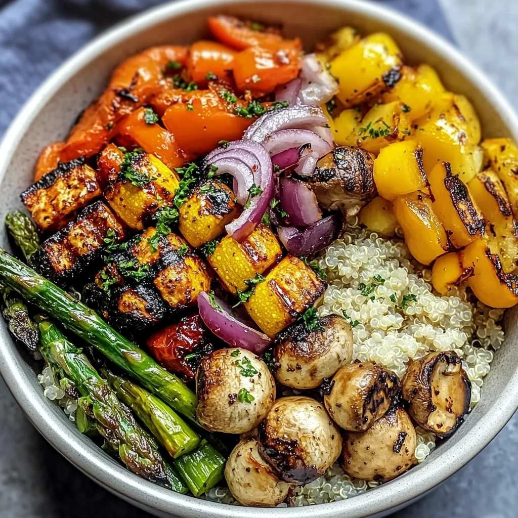 Grilled Veggie Bowl with Quinoa