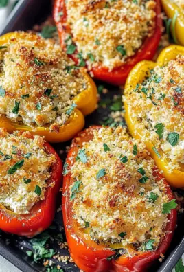 Herby Ricotta Stuffed Peppers