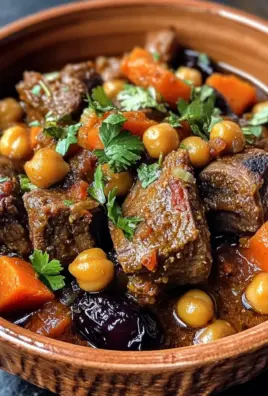 Moroccan Lamb Tagine with Prunes, Chickpeas & Warm Spices