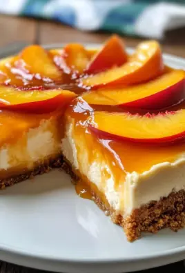 Peach Cheesecake Summer Dessert