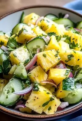 Pineapple Cucumber Salad