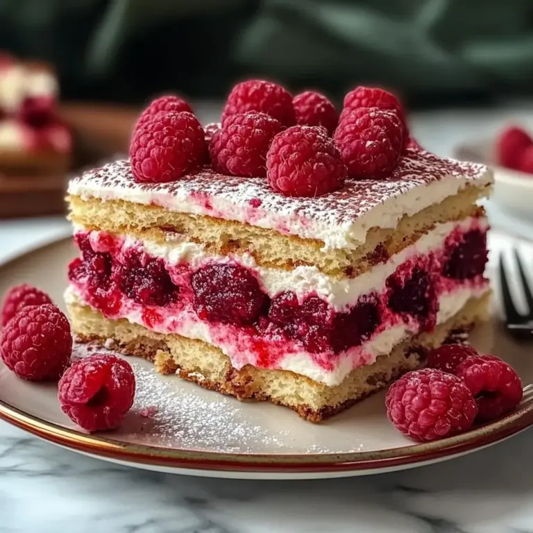 Raspberry Tiramisu