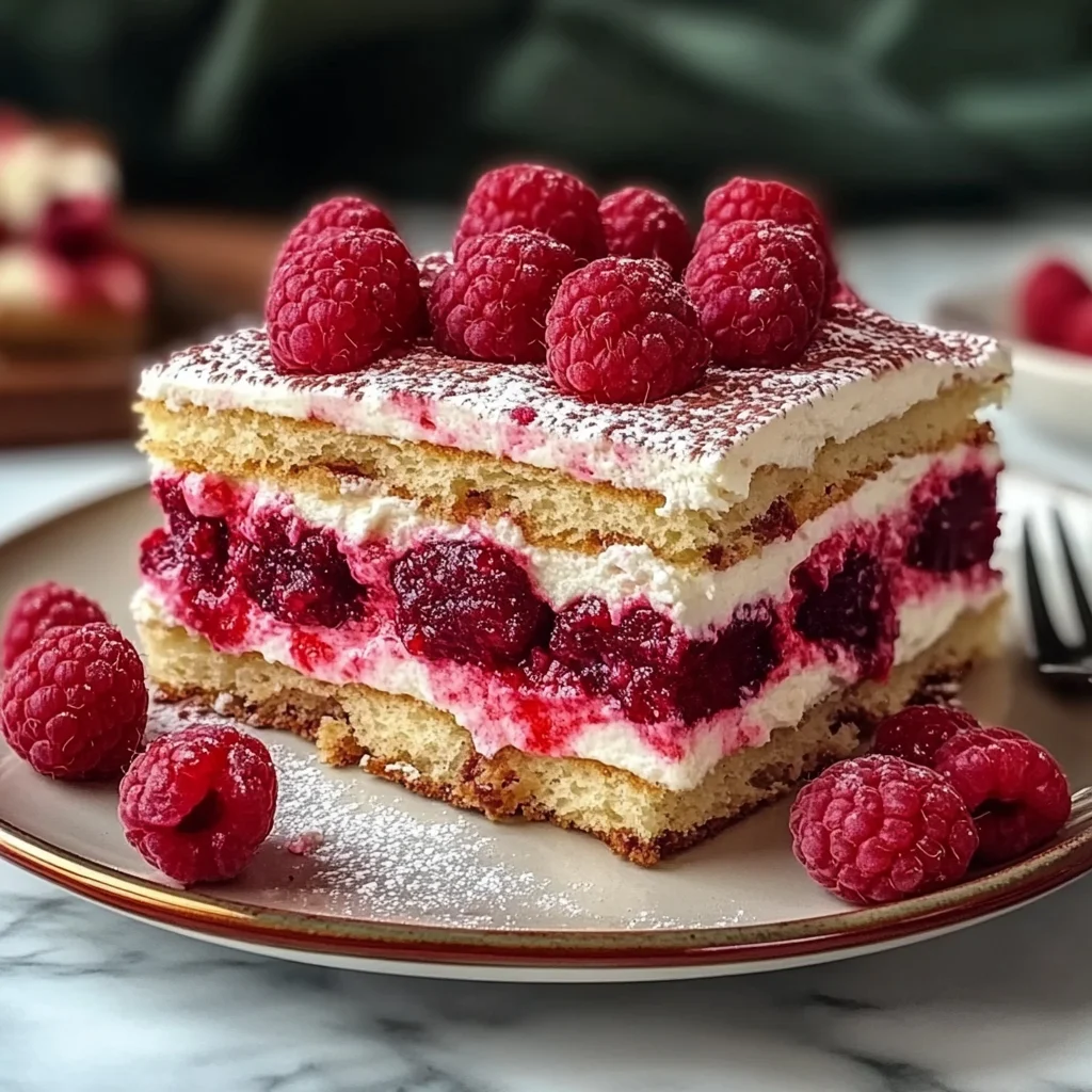 Raspberry Tiramisu