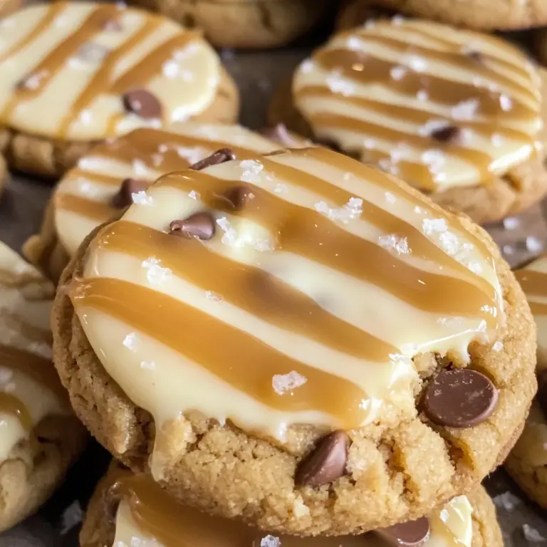 Salted Caramel Cheesecake Cookies