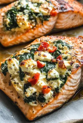 Stuffed Salmon With Spinach & Feta (30 minutes!)