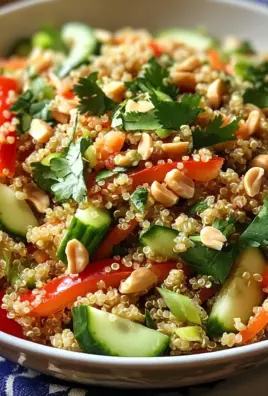 Thai Quinoa Crunch Salad: A Refreshing Healthy Delight!