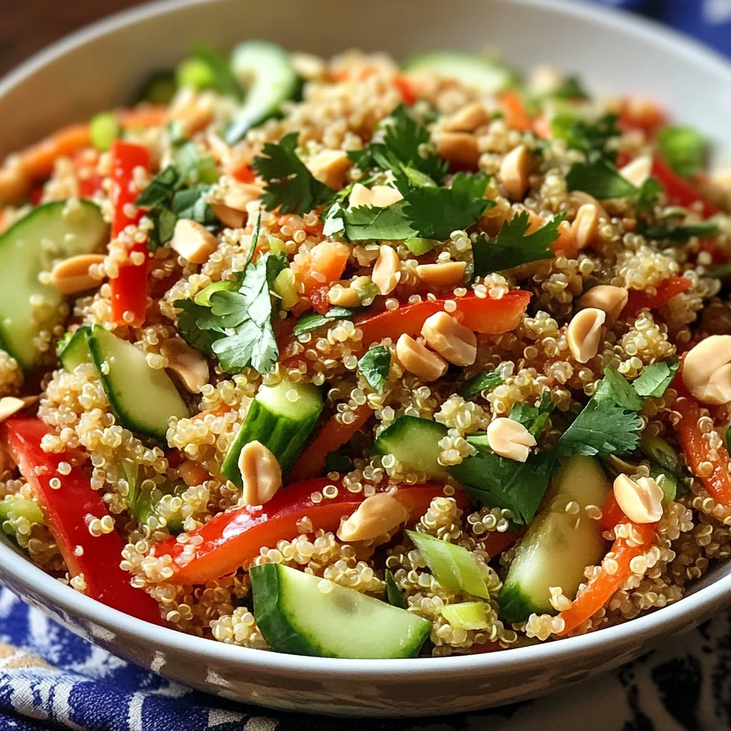 Thai Quinoa Crunch Salad: A Refreshing Healthy Delight!