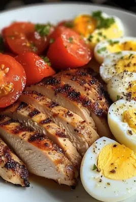 Tomato-Lovers Protein Plate with Chicken & Eggs