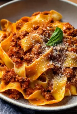 Authentic Pappardelle Bolognese (ragù alla bolognese)