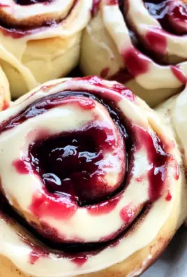 Cherry Cinnamon Rolls with Homemade Filling