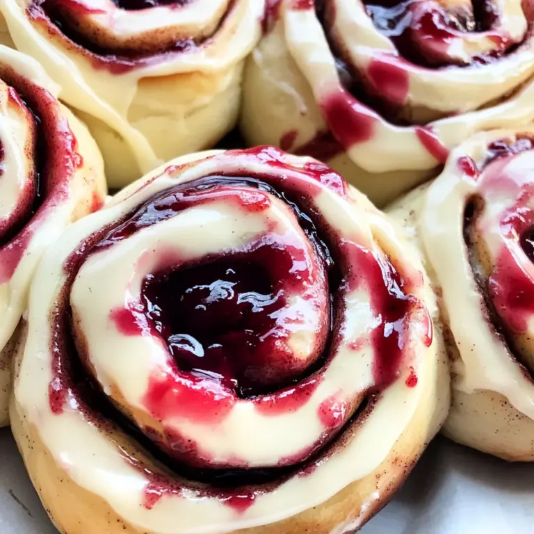 Cherry Cinnamon Rolls with Homemade Filling
