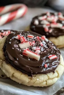 Chocolate Peppermint Bark Sugar Cookies