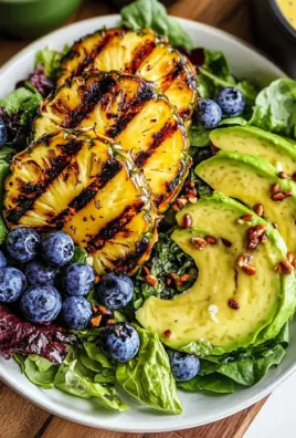 Creamy Citrus Dressing + Grilled Pineapple Salad