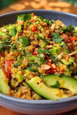 Crispy Rice Salad with Peanut-Chili Dressing