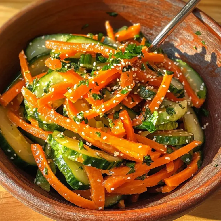 Cucumber Carrot Salad