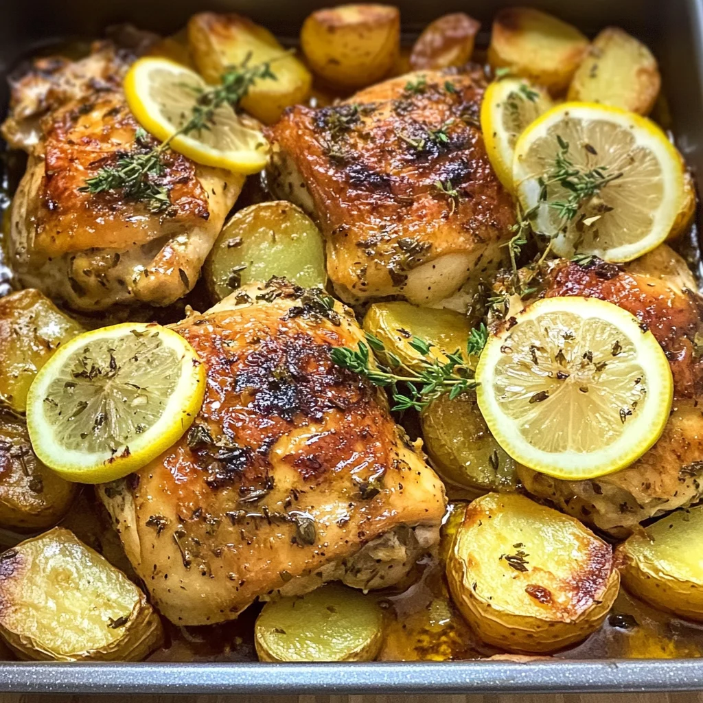 Greek Lemon Chicken With Potatoes