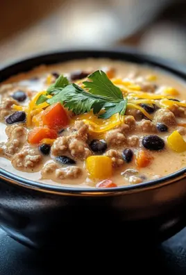 High Protein Creamy Taco Soup