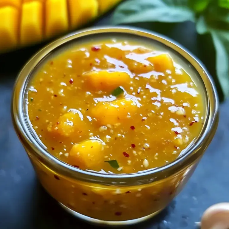 Mango Habanero Honey Garlic Sauce