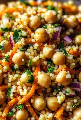Moroccan-Spiced Chickpea and Carrot Couscous Salad