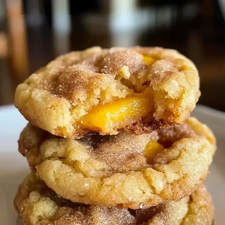 Peach Cobbler Cookies: Easy Recipe for Sweet Treats
