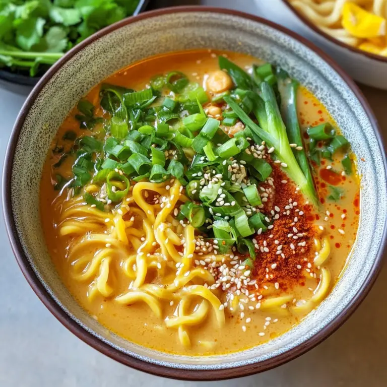 Peanut Butter Miso Ramen