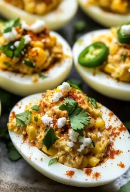 Street Corn Deviled Eggs