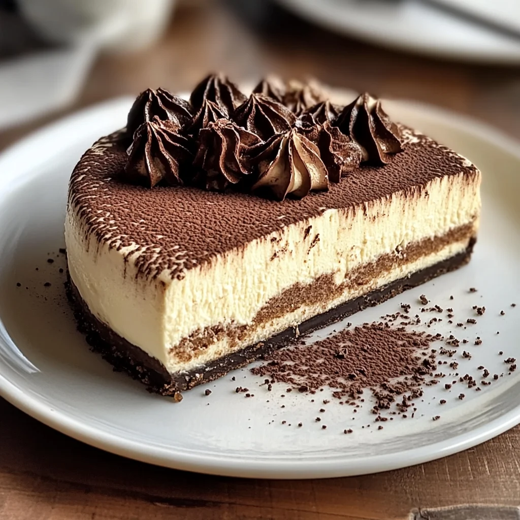 Tiramisu Cheesecake Delight