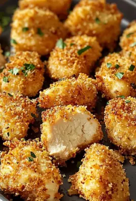 Air Fryer Ranch-Crusted Chicken Bites