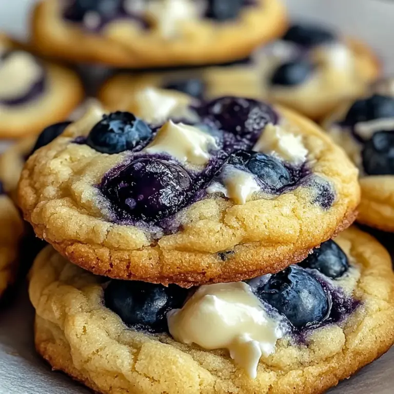 BLUEBERRY CHEESECAKE COOKIES