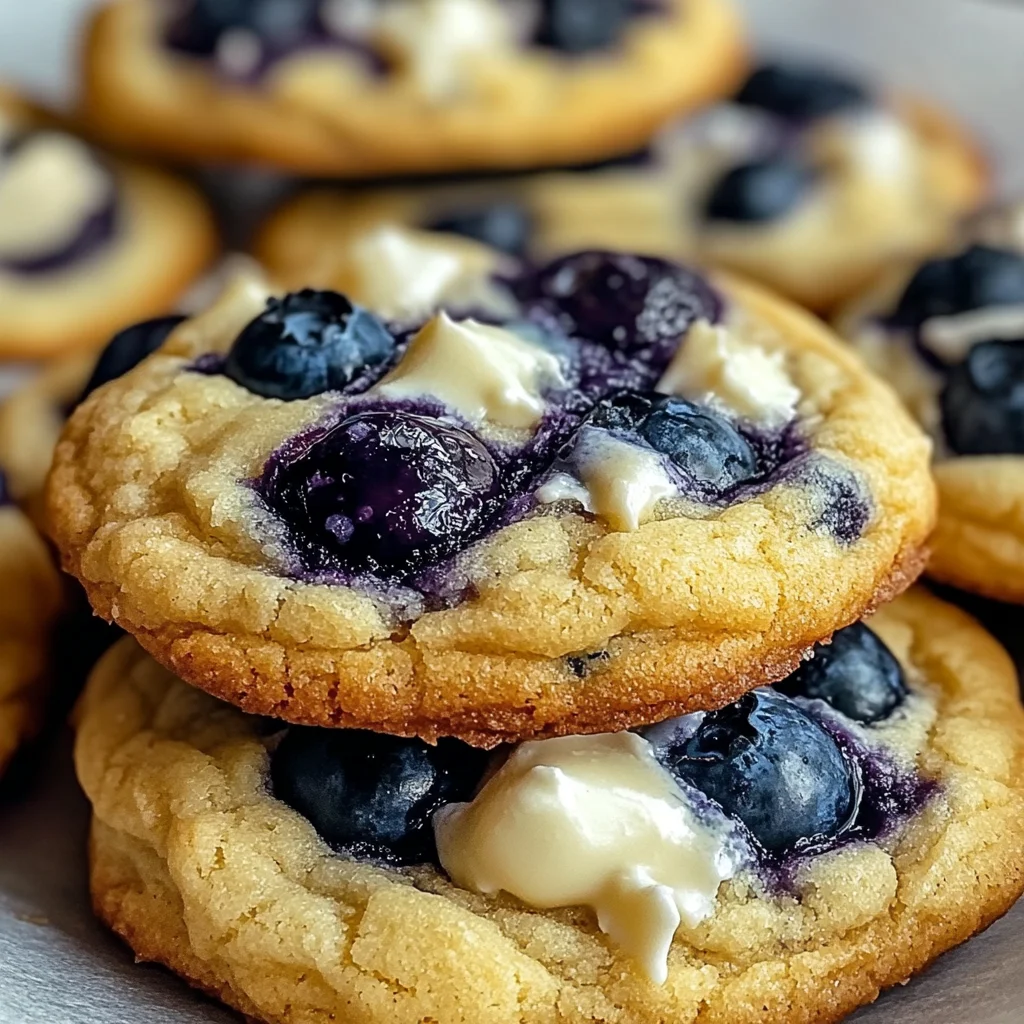 BLUEBERRY CHEESECAKE COOKIES