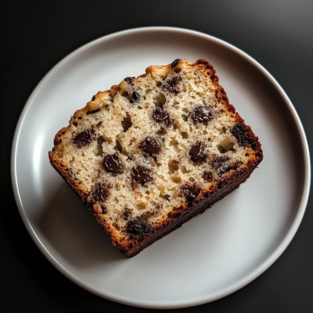 Banana Bread Recipe with Chocolate Chips