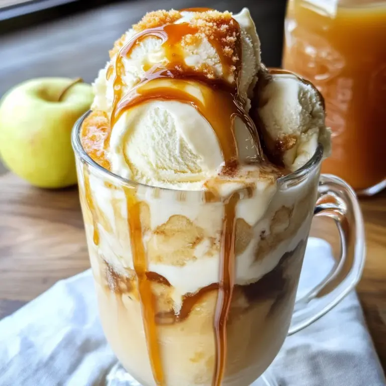 Caramel Apple Cider Float Recipe