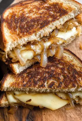 Caramelized Onion and Apple Grilled Cheese Sandwich