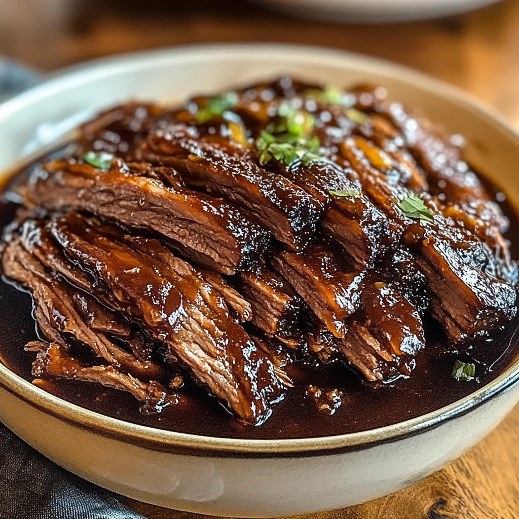 Caramelized Pulled Beef Brisket