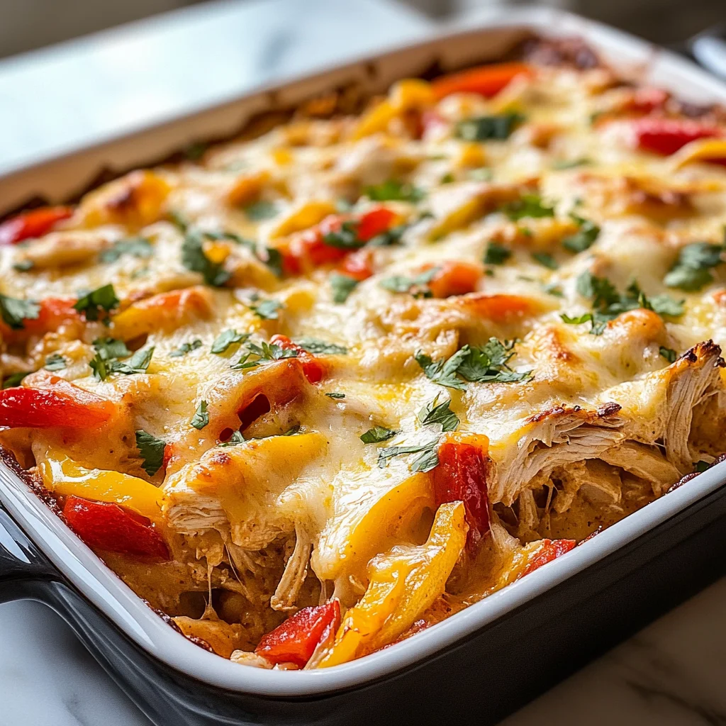 Chicken Fajita Casserole Recipe