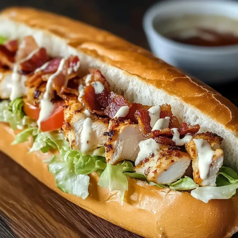 Chopped Chicken Bacon Ranch Sub: An Amazing Ultimate Recipe