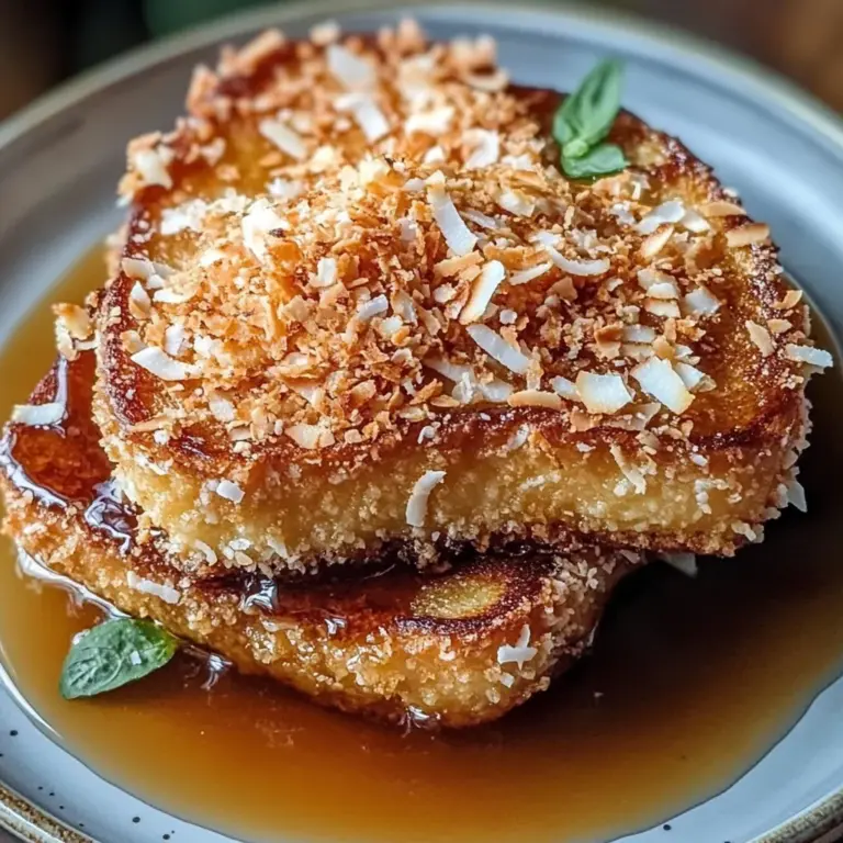 Coconut Crusted French Toast