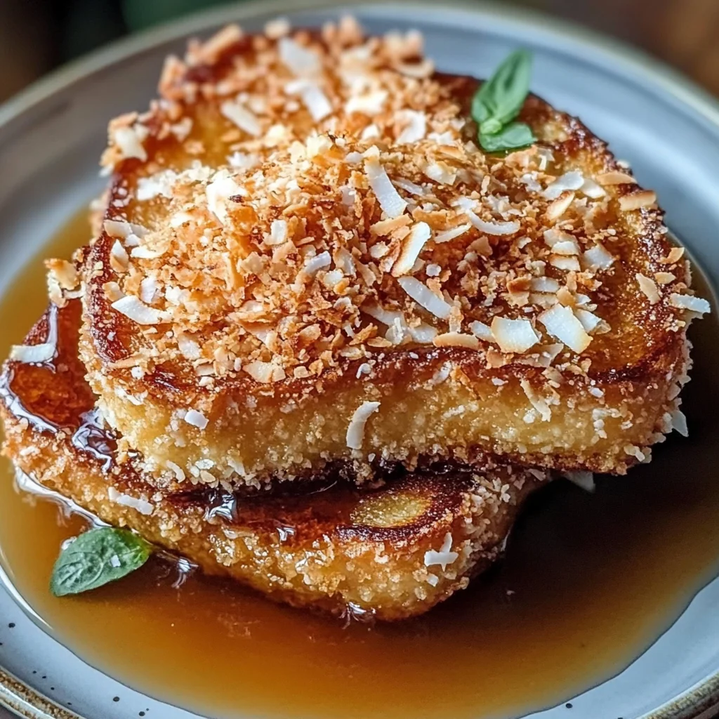 Coconut Crusted French Toast