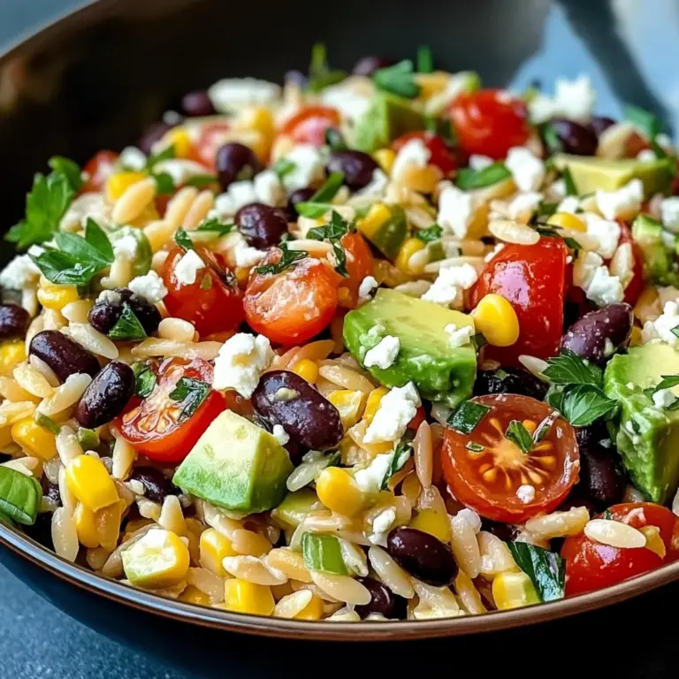 Cowboy Orzo Salad