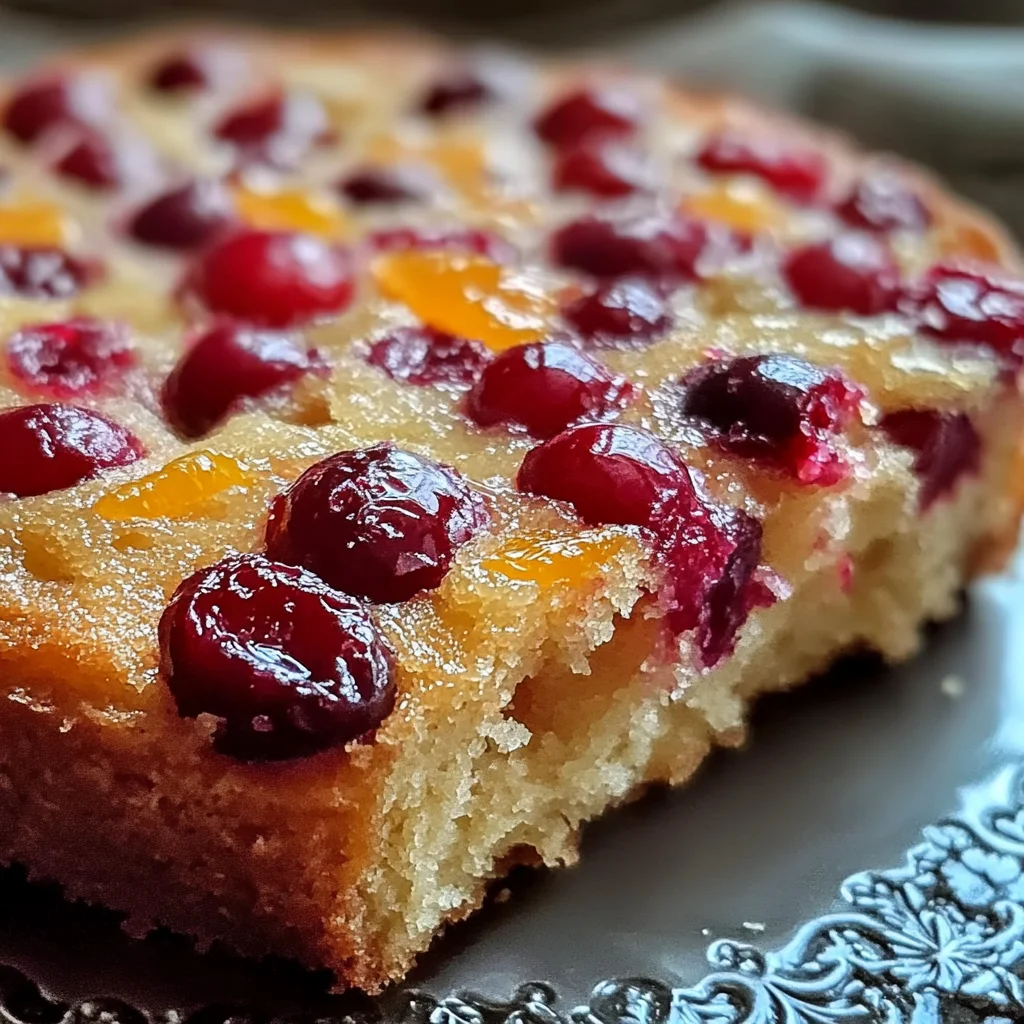 Cranberry Orange Breakfast Cake Recipe