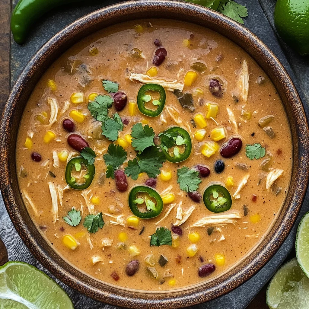 Creamy Chicken Taco Soup