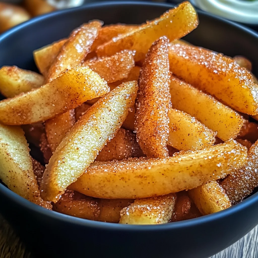 Crispy Air Fryer Apple Fries