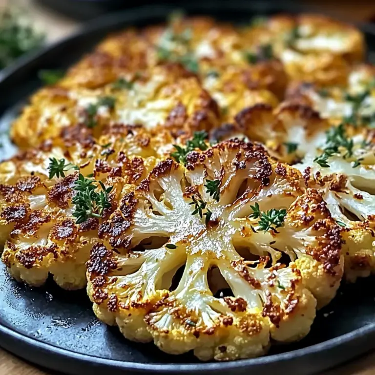 Crispy Baked Cauliflower Steaks: An Amazing Ultimate Recipe