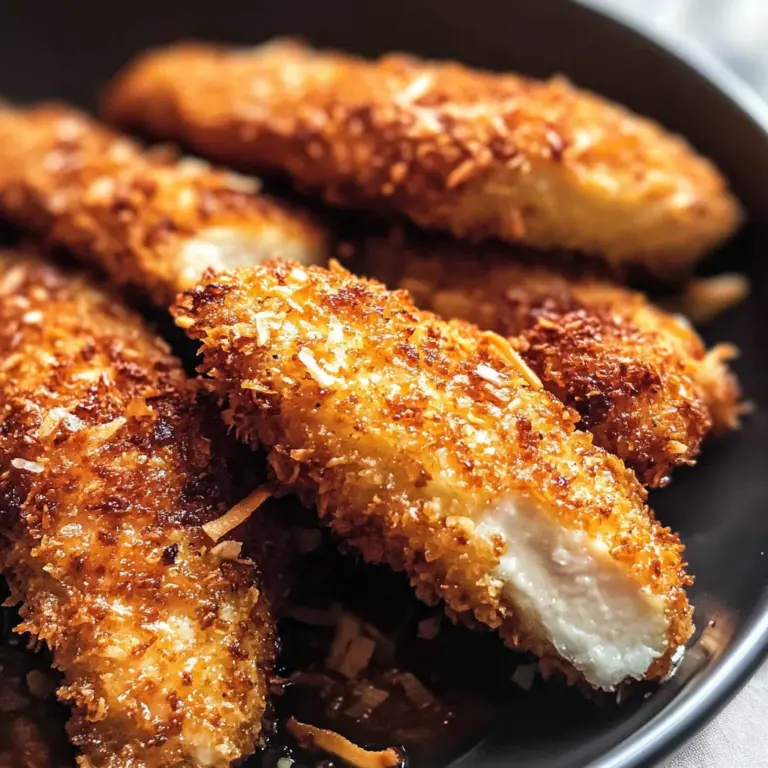 Crispy Coconut Chicken Tenders