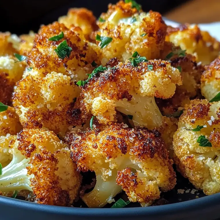 Crispy Roasted Cauliflower